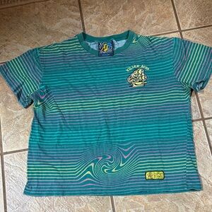 Killer Acid Kids' Teal Striped T-Shirt